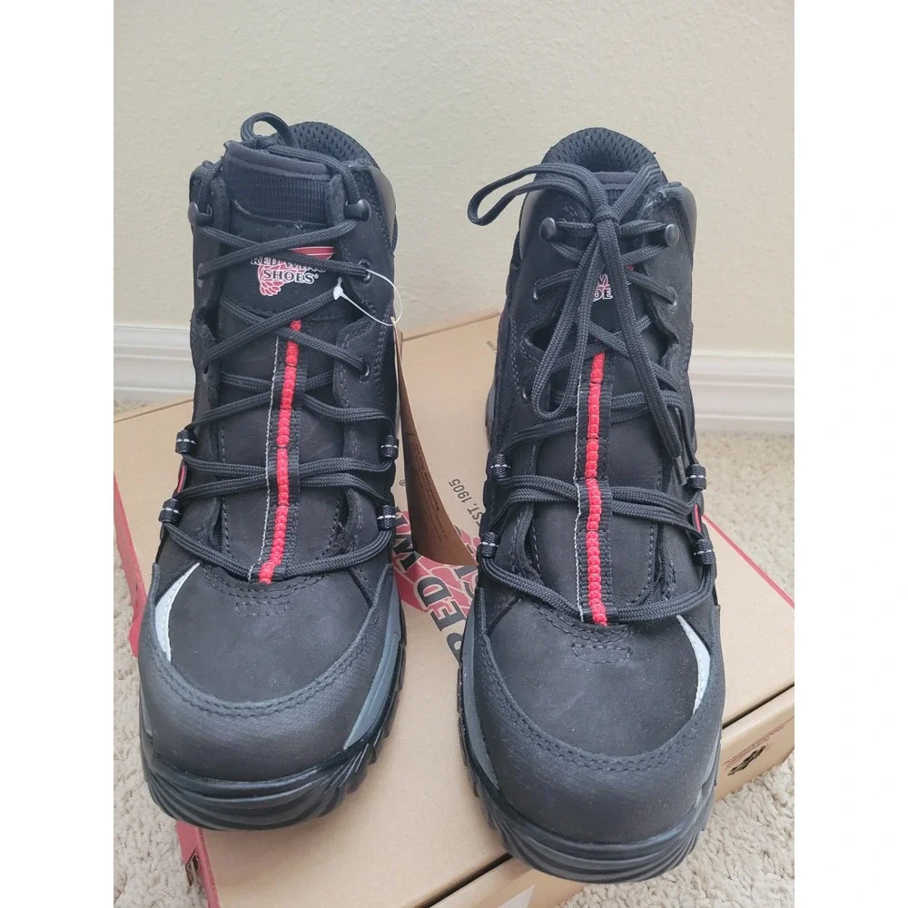 Red Wing 6671 Men's 8.5 D Waterproof Aluminum Toe EH Vibram Work Boots NIB